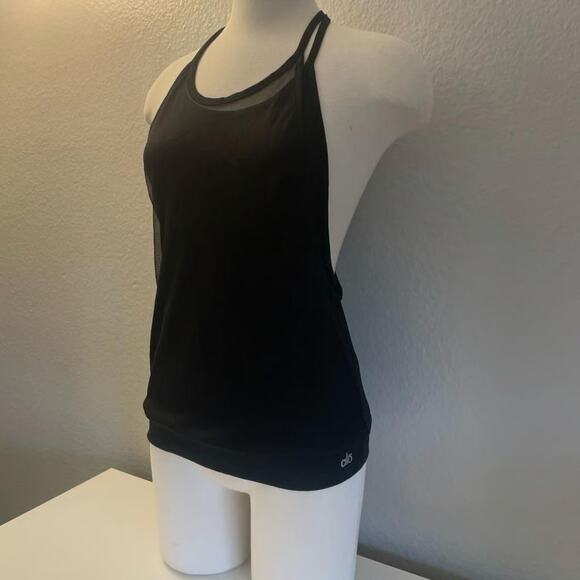 Alo Yoga Mesh Layered Tank Top - Picture 2 of 5